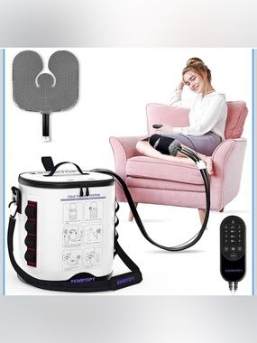 Cold Therapy Machine with Programmable Timer, Portable Ice Machine for Knee